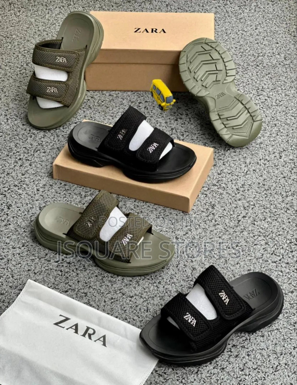 Men Zara Palm Slippers