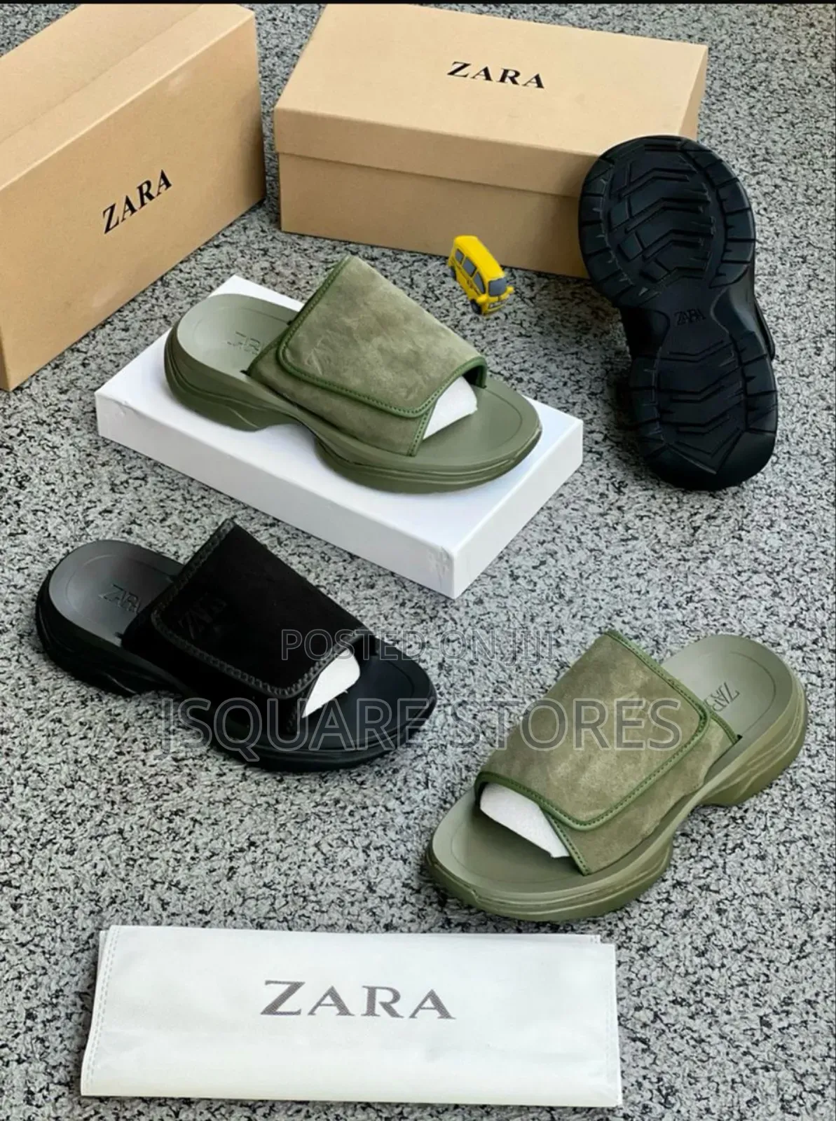 Men Zara Palm Slippers