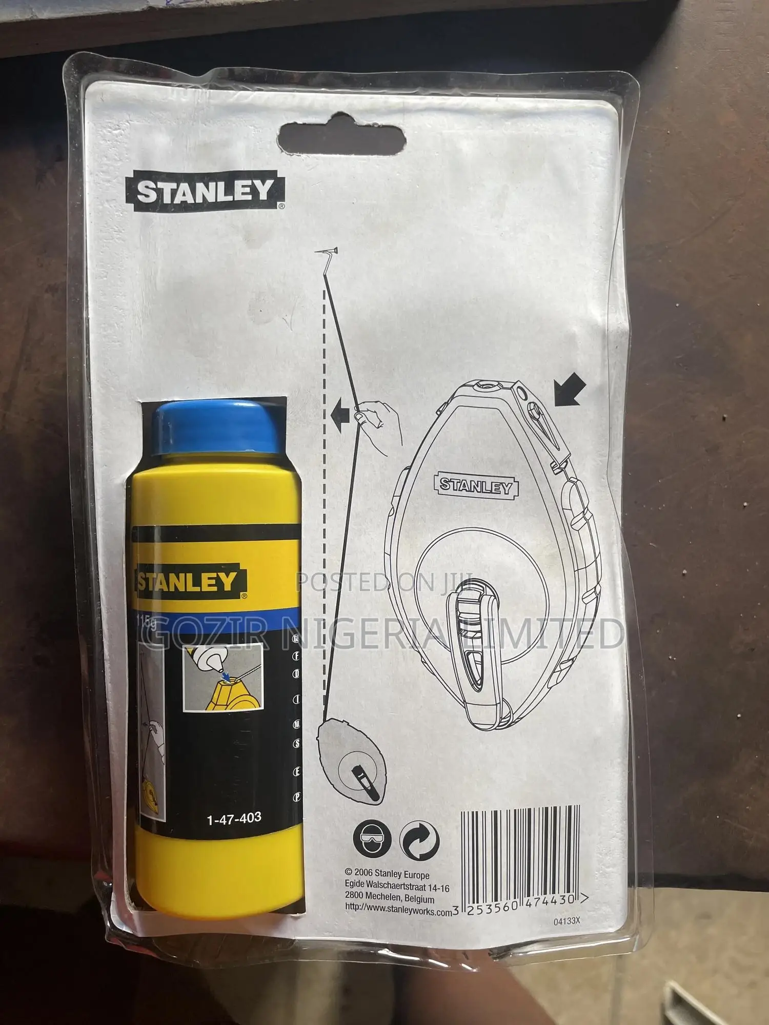 Stanley Chalk Line Reel With Level