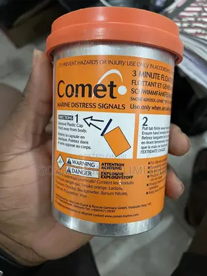 Comet 3 Minute Smoke Signal Orange
