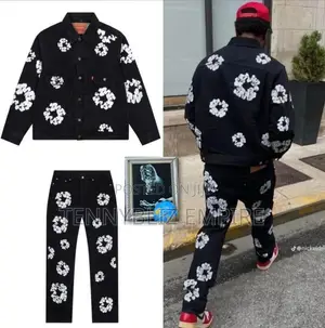 Latest Luxury Denim Tears Jeans Up and Down Combo