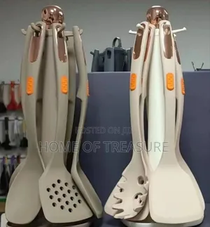 Photo - Silicone Spoon Set With Stand