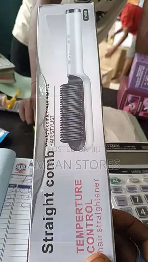 Beard and Hair Straightening Brush – Electric Hot Comb