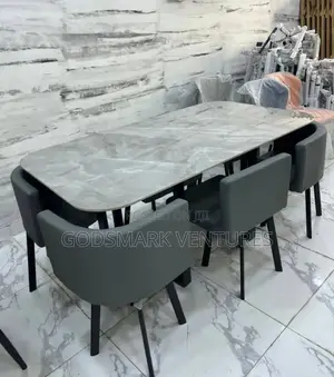 Marble Dining Set (6 Seater)