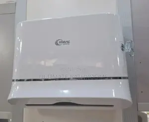 Ideal Lockable White Serviette Paper Dispenser