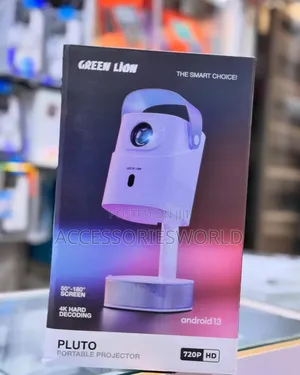 Green Lion Android 13 Pluto Portable Projector