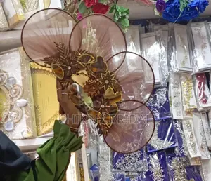 Brown Colour Unique Hand Fan