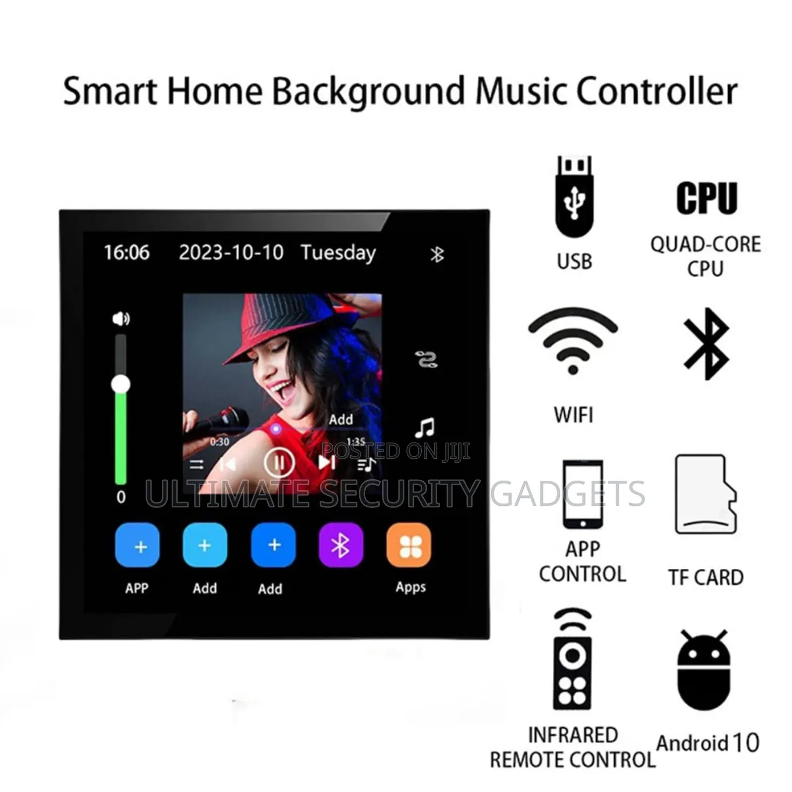 Smart Android 11.0 Music Amplifier (4 × 25w)