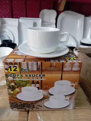 12pcs Coffee/Tea Cups Saucer