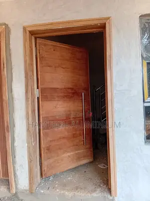 Mahogany Wood Security Door