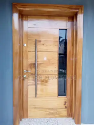 Mahogany Wood Security Door