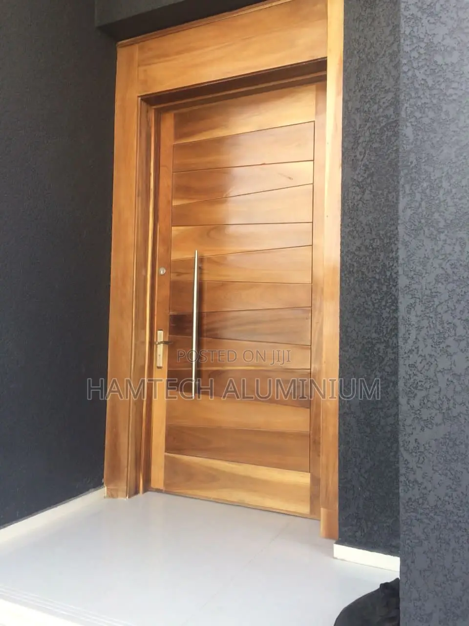 Mahogany Wood Security Door