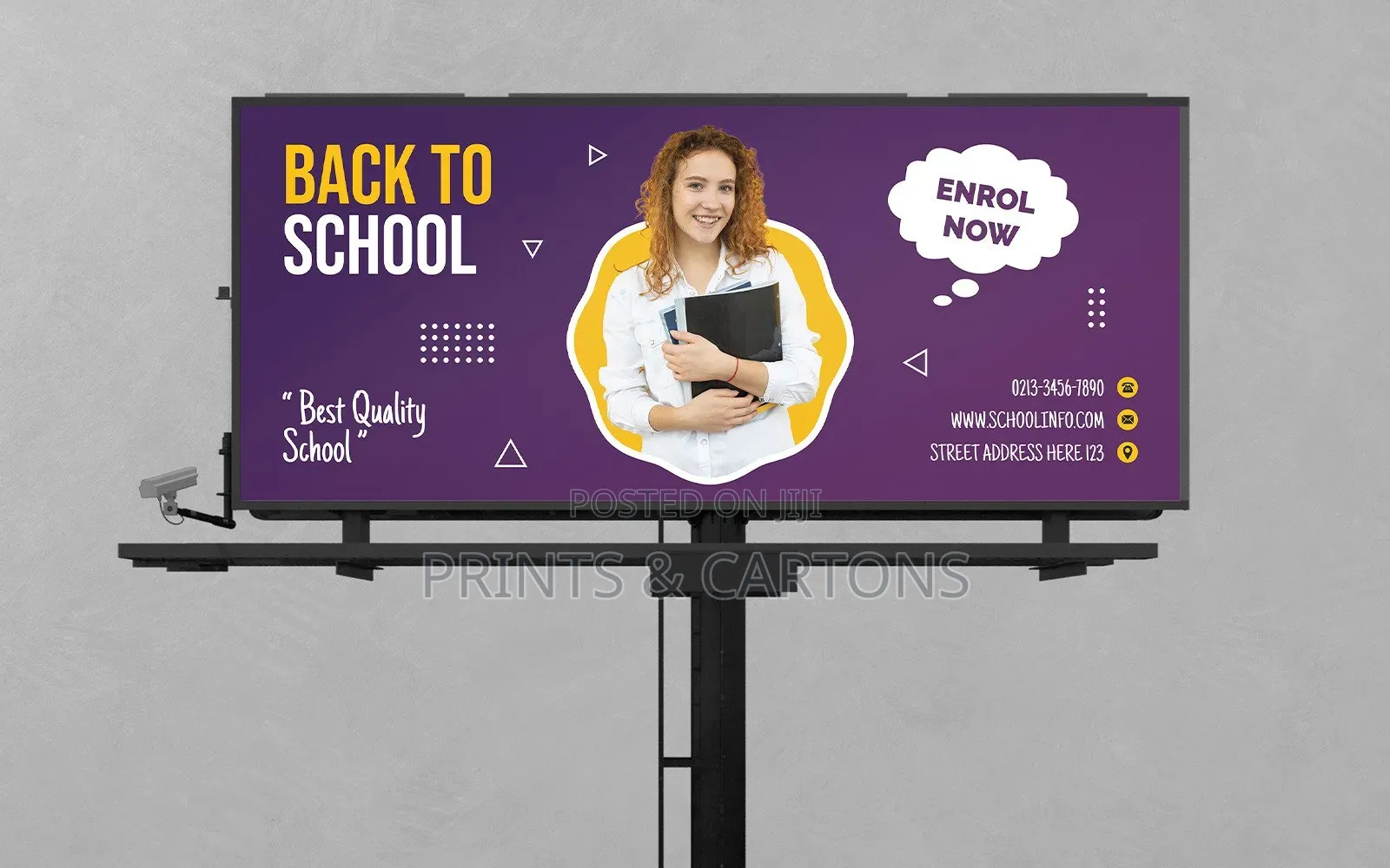 School Billboard Banners Branding. #0