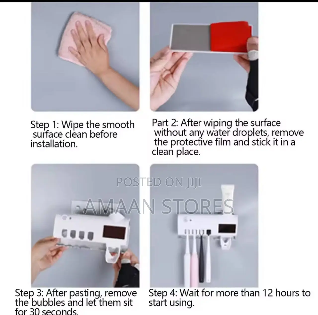 Uv Toothbrush Holder With Infrared Sensor Dispenser
