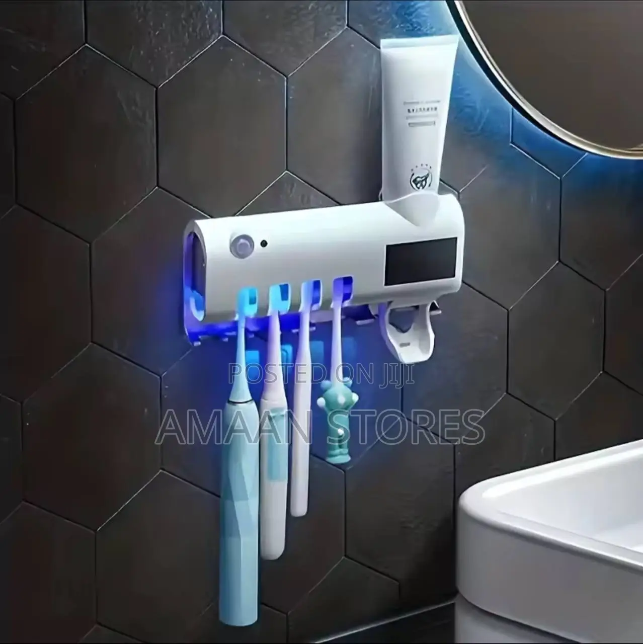 Uv Toothbrush Holder With Infrared Sensor Dispenser