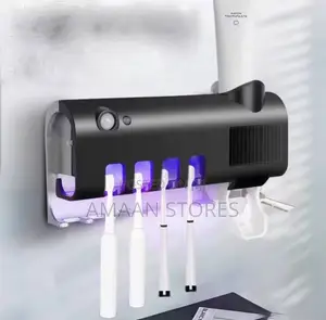 Uv Toothbrush Holder With Infrared Sensor Dispenser