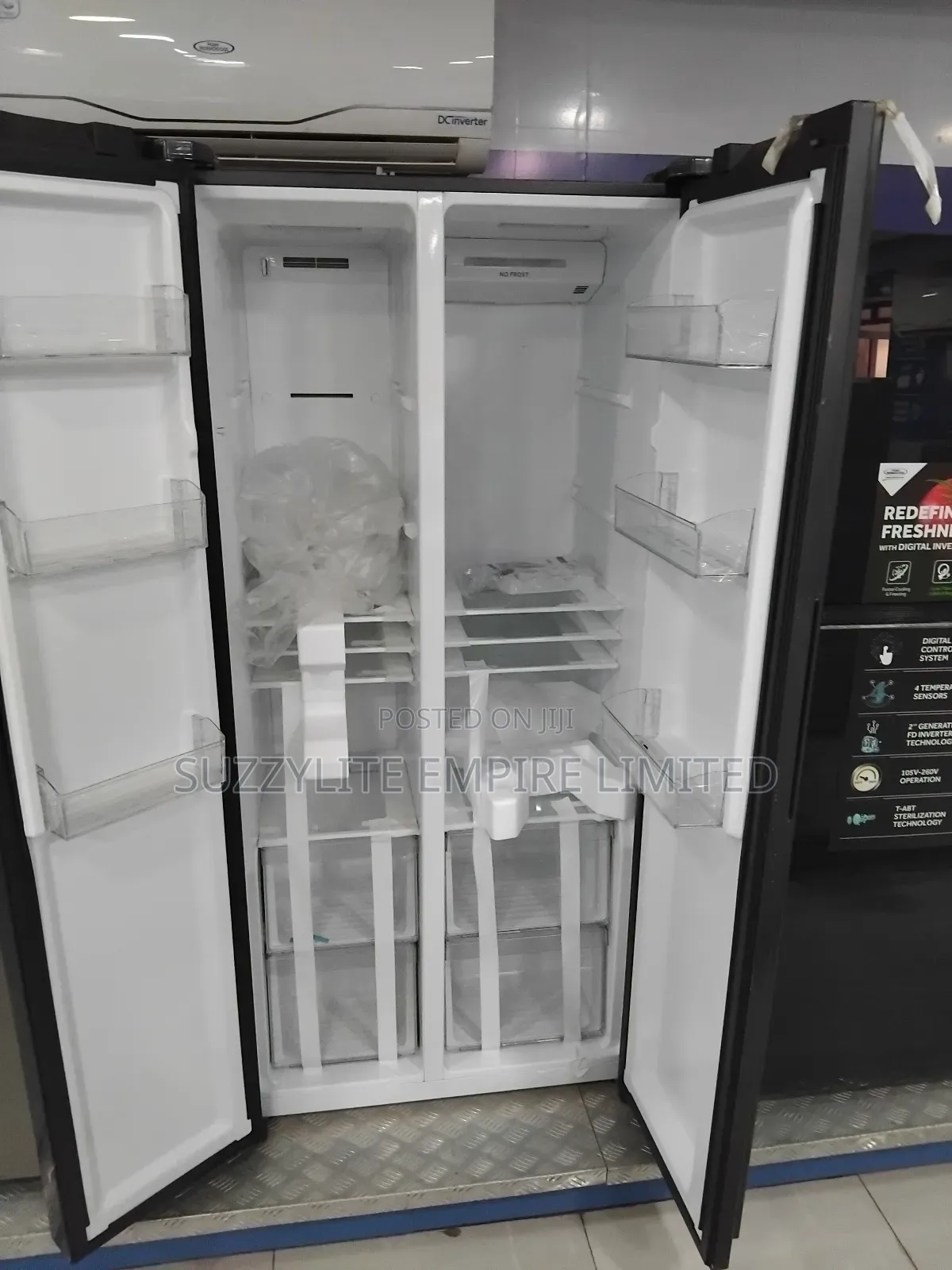 520 Liters Inverter Side by Side Haier Thermocool Fridge