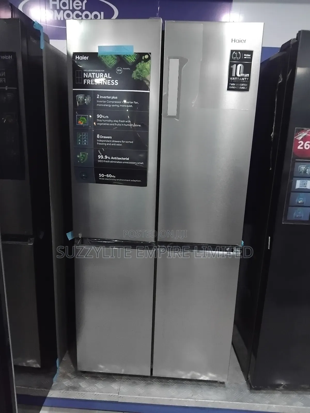 525 Liters 4doors Inverter Thermocool Side by Side Fridge