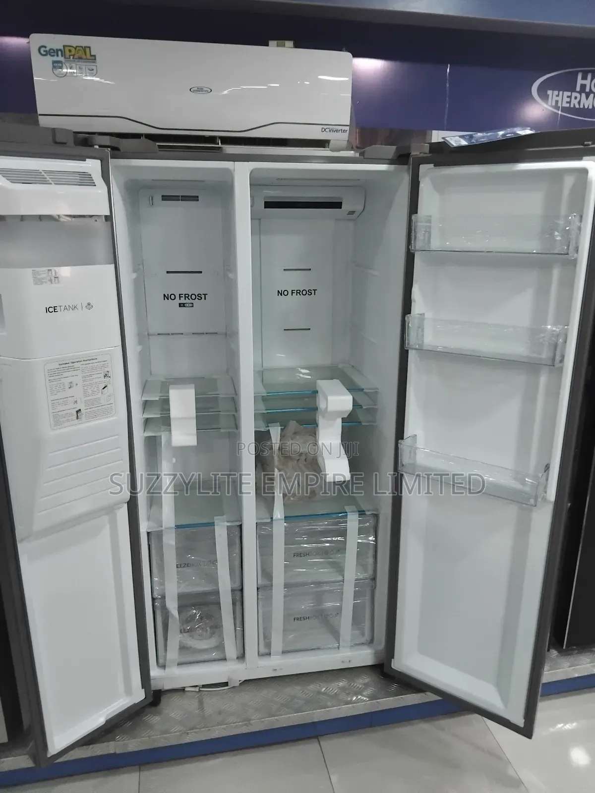Thermocool Side by Side Inverter Fridge With Dispenser