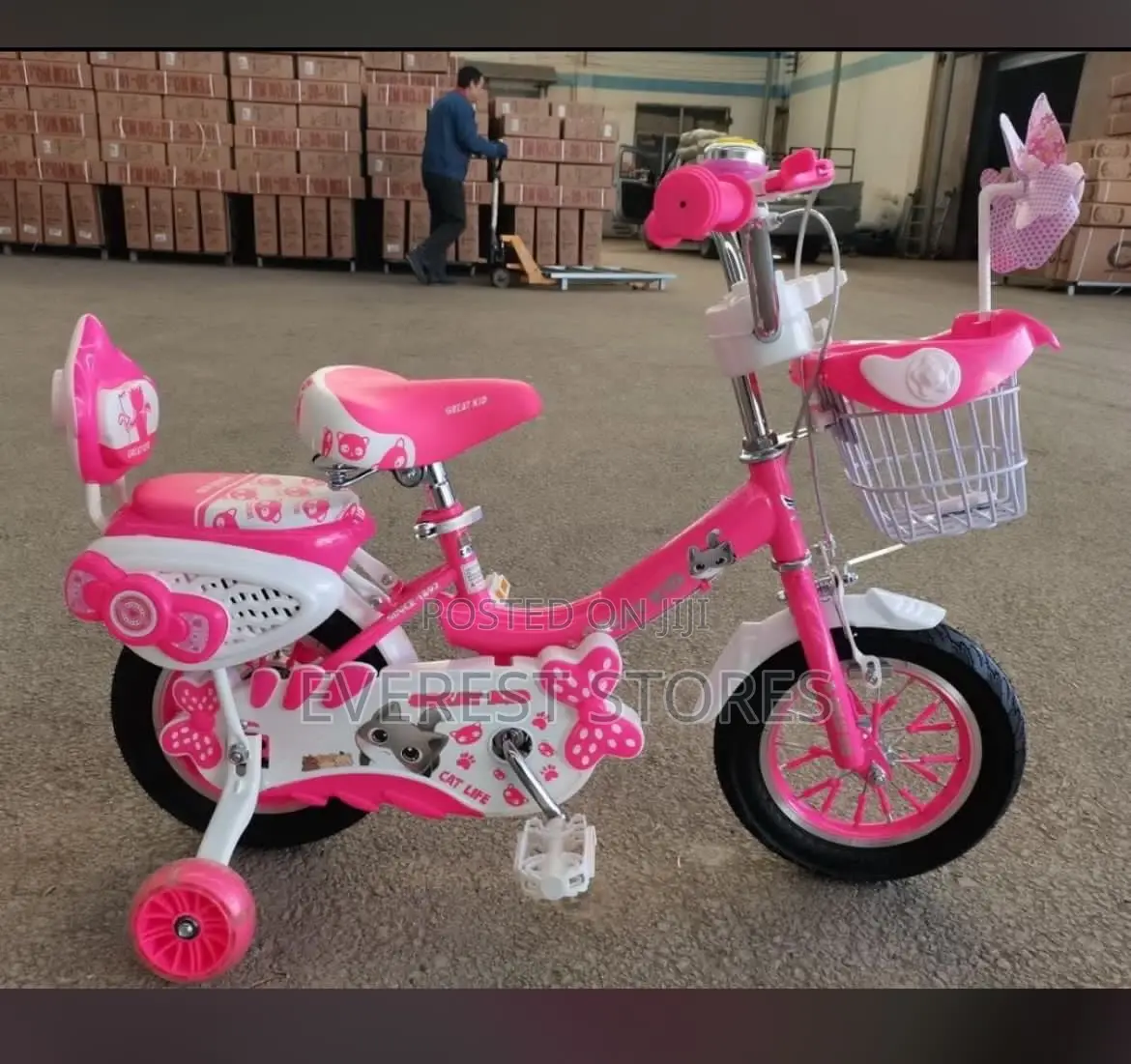 Pink Fly 12inches Bike