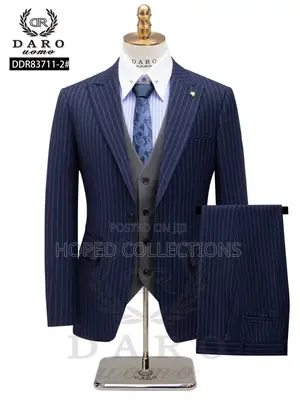 Luxury 3pcs Stripe Suit