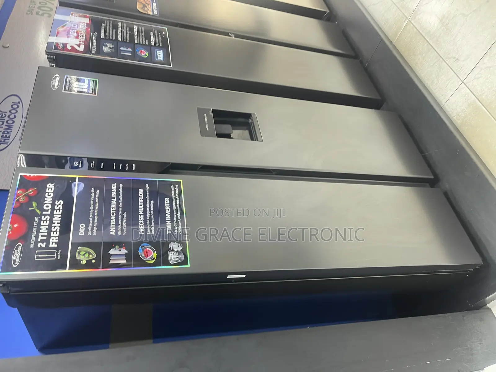 540 Litres Side by Side Haier Thermocool Refrigerator