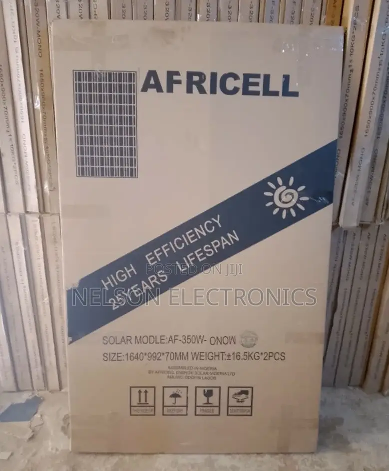 Africell 350watt Mono Solar Panel Now Available