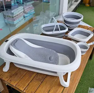 Foldable Baby Bathtub Set
