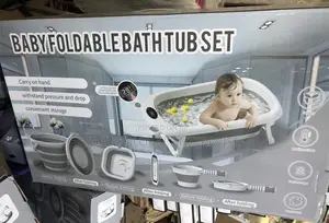 Foldable Baby Bathtub Set
