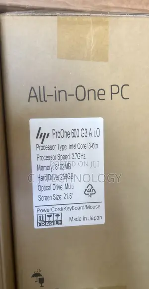 New Desktop Computer HP ProOne 600 G3 8GB Intel Core I3 SSD 256GB