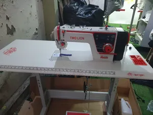 Two Lino Industrial Sewing Machines Direct Drive Model Tl91