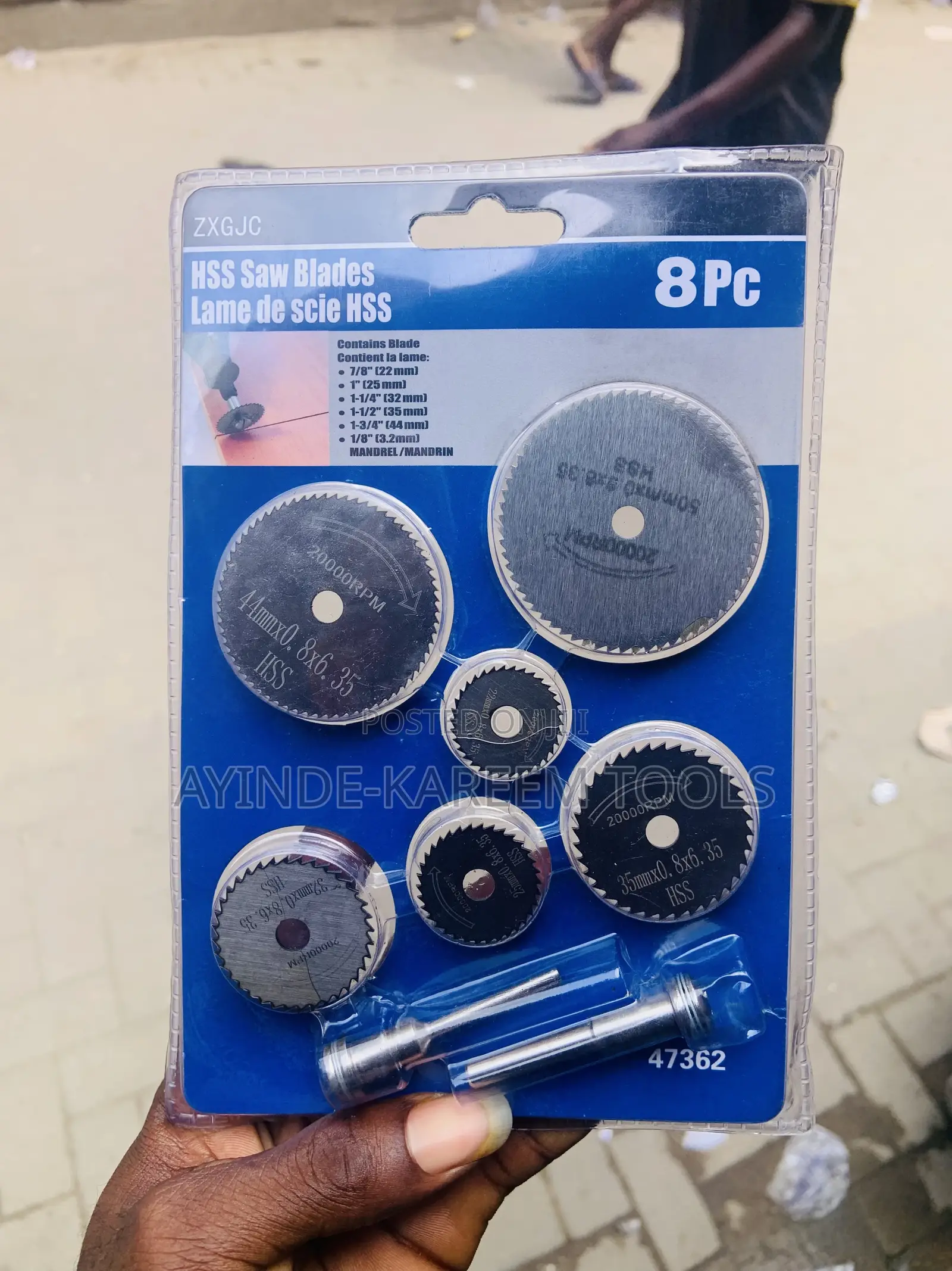 8pcs HSS Saw Blades