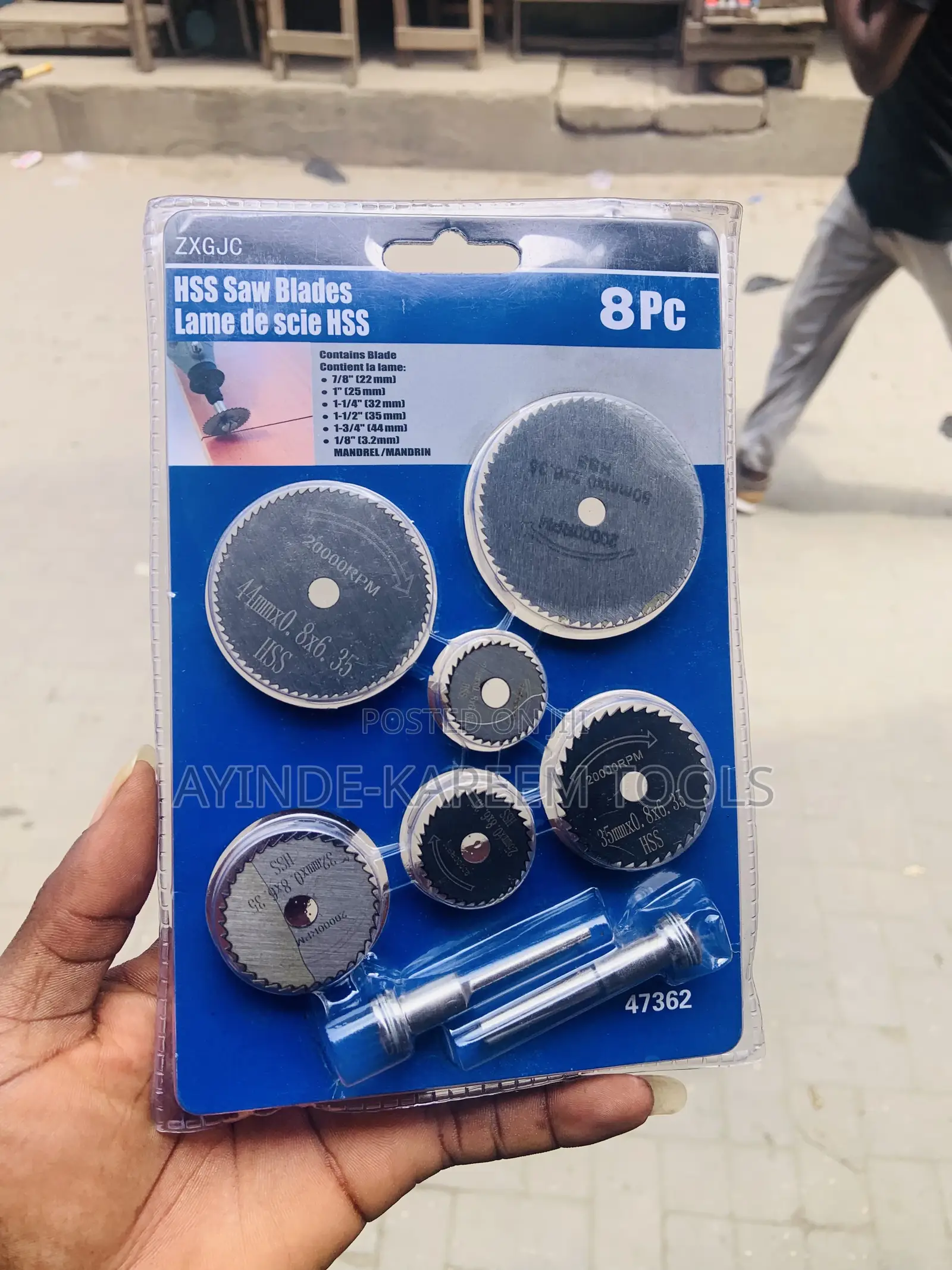 8pcs HSS Saw Blades