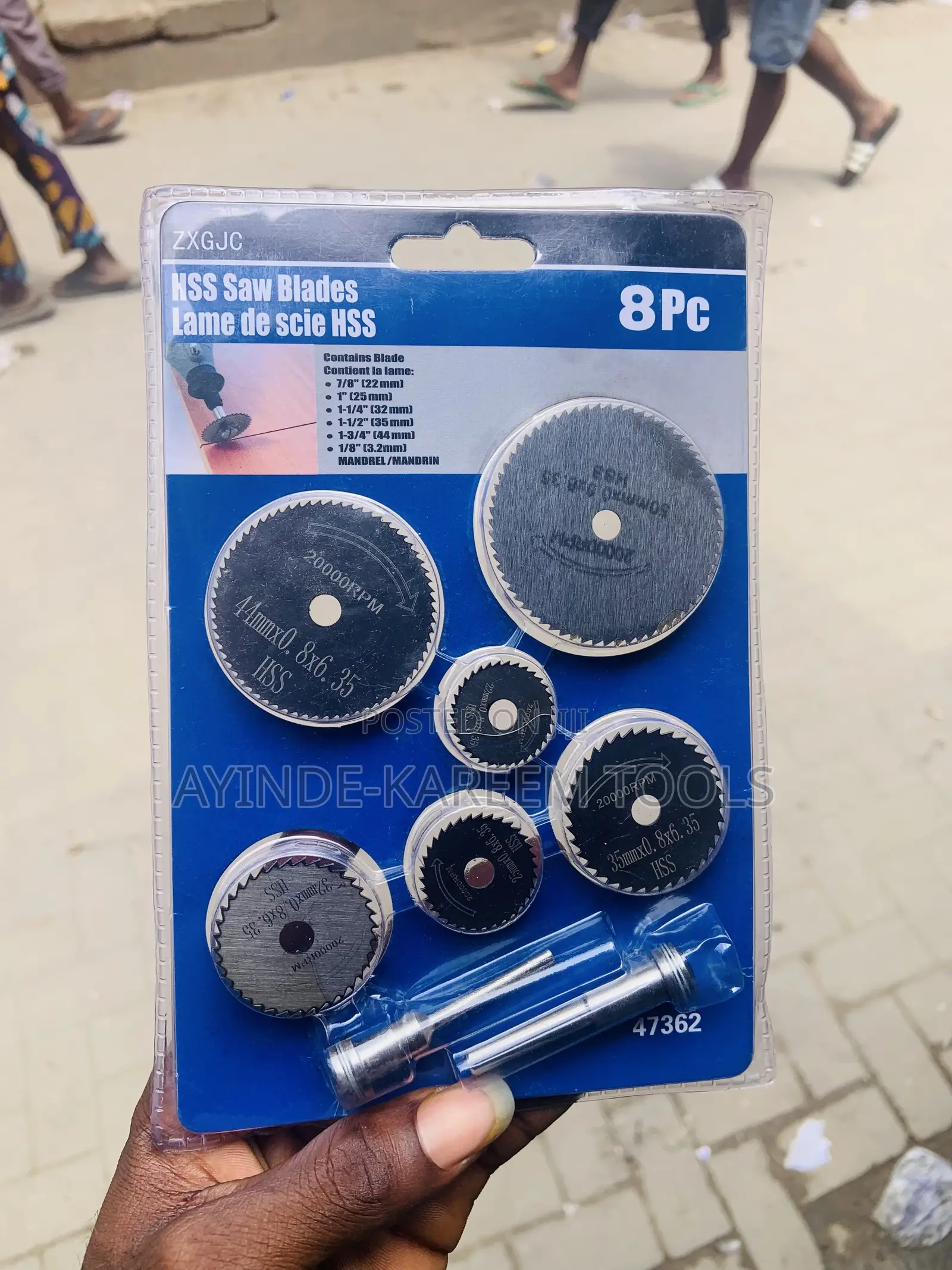 8pcs HSS Saw Blades