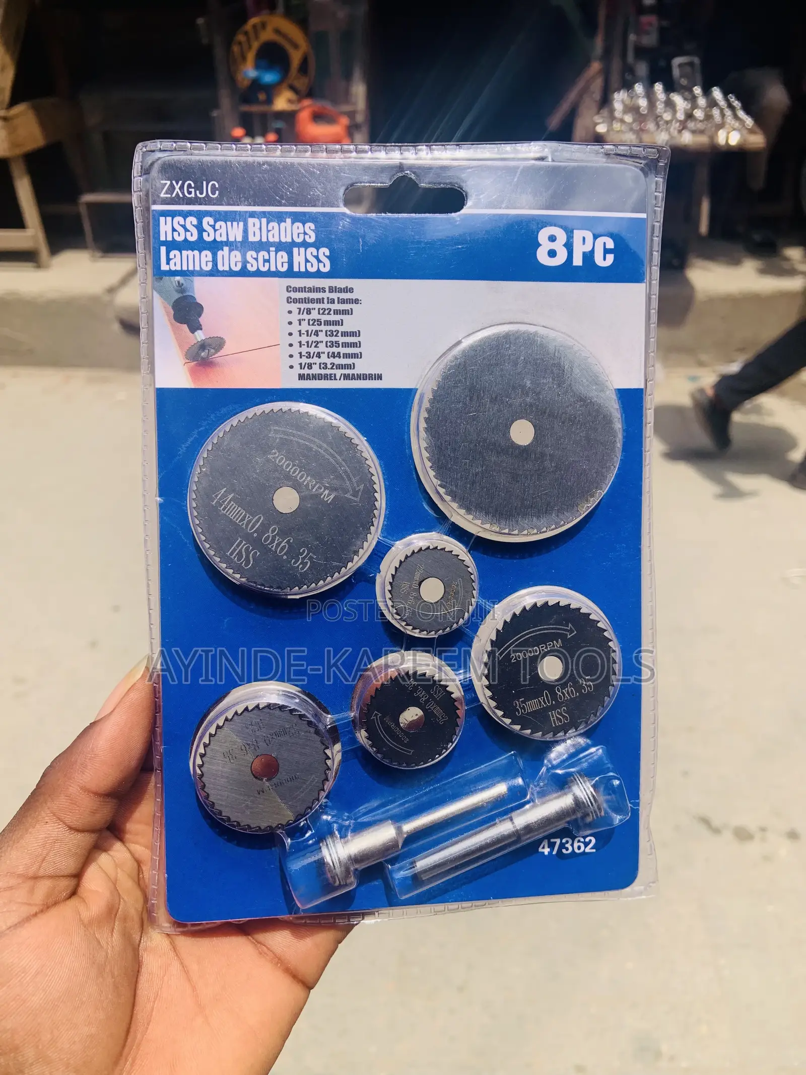 8pcs HSS Saw Blades