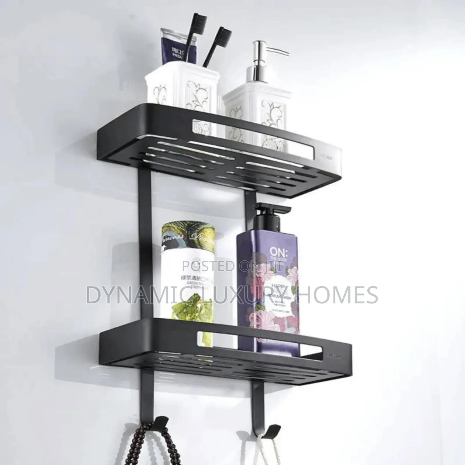 Quality Wall Mounted Square Double Shelve