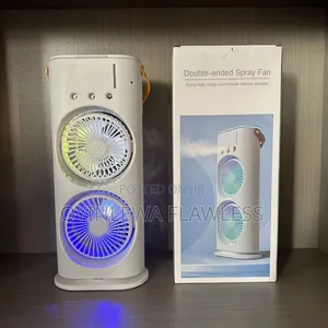 New Style Dual Desktop Portable Rechargeable Air Cooling Fan