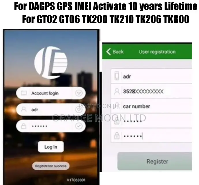 Dagps Gps Tracker Imei Activate 10 Yrs Lifetime For Gt Tk