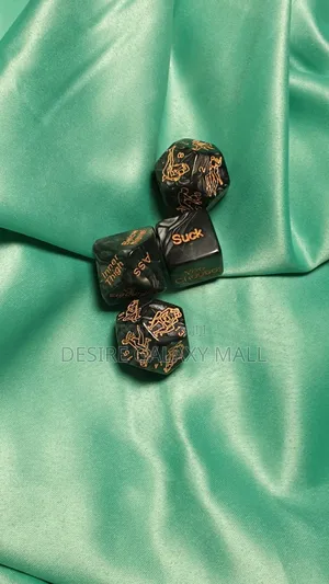 Dark Colored Game Dice
