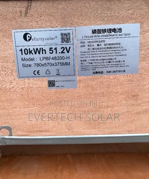 Felicity 10kwhs Lithium Battery  48v