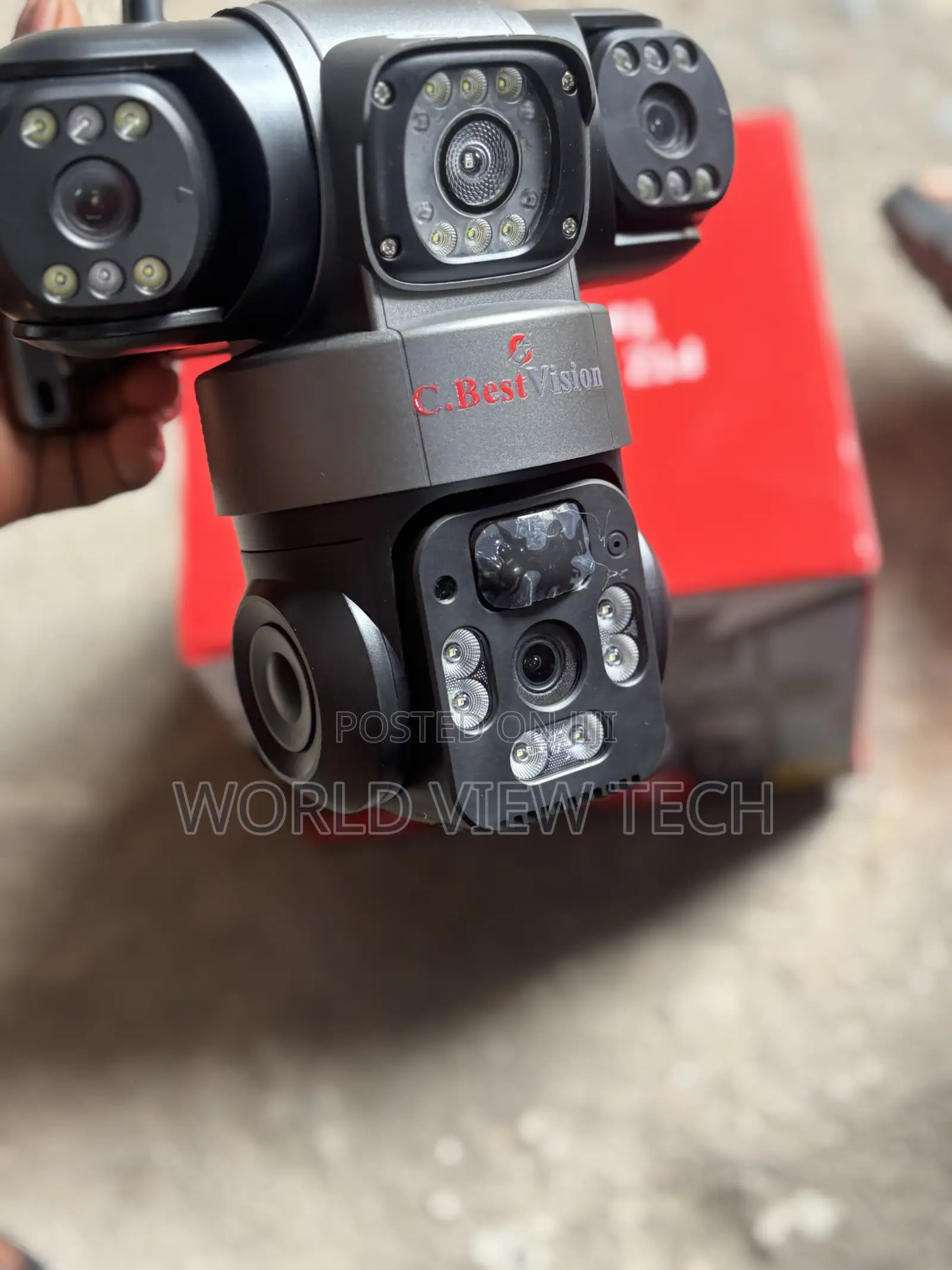 Solar PTZ 3 Views 4g Camera