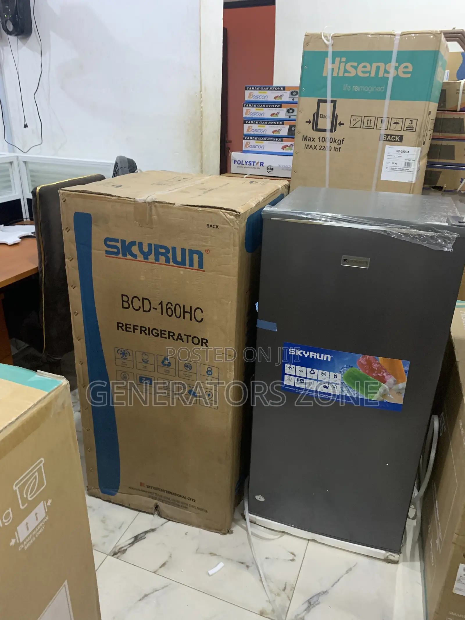 Top Performance Fridge – Skyrun 160l Double Door