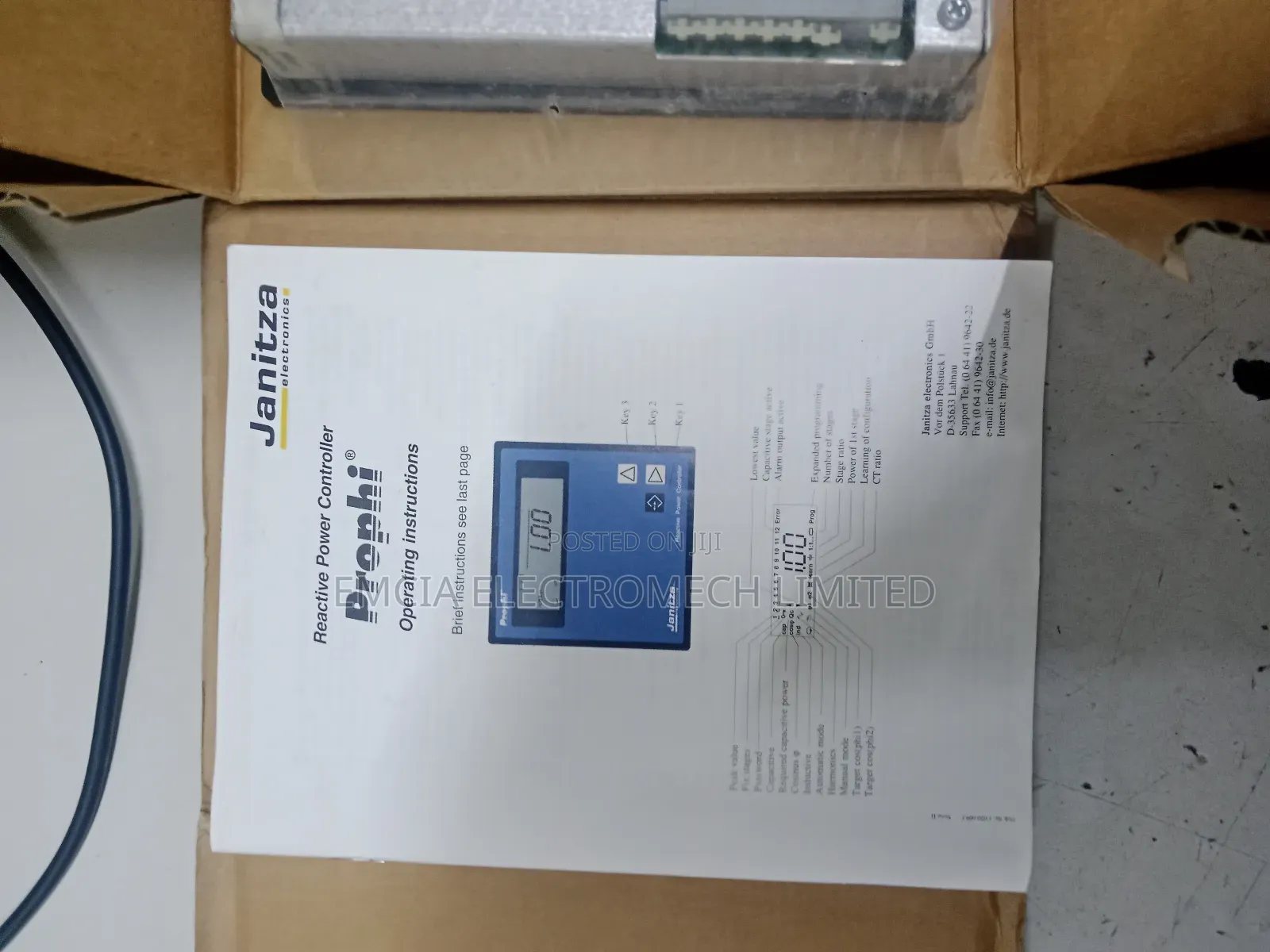 Janitza Power Factor Controller Prophi 6r