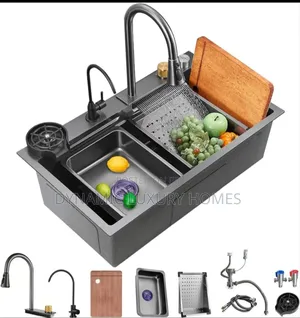 Multifunctional Luxury Special Kitchen Sink With Double Tap