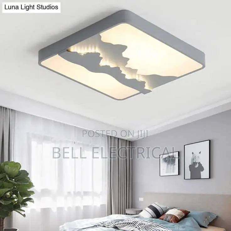 Nordic Square Metal Led Ceiling Lights
