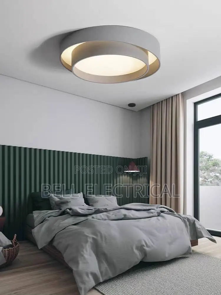 Led Ceiling Light Minimalist Modern Grey