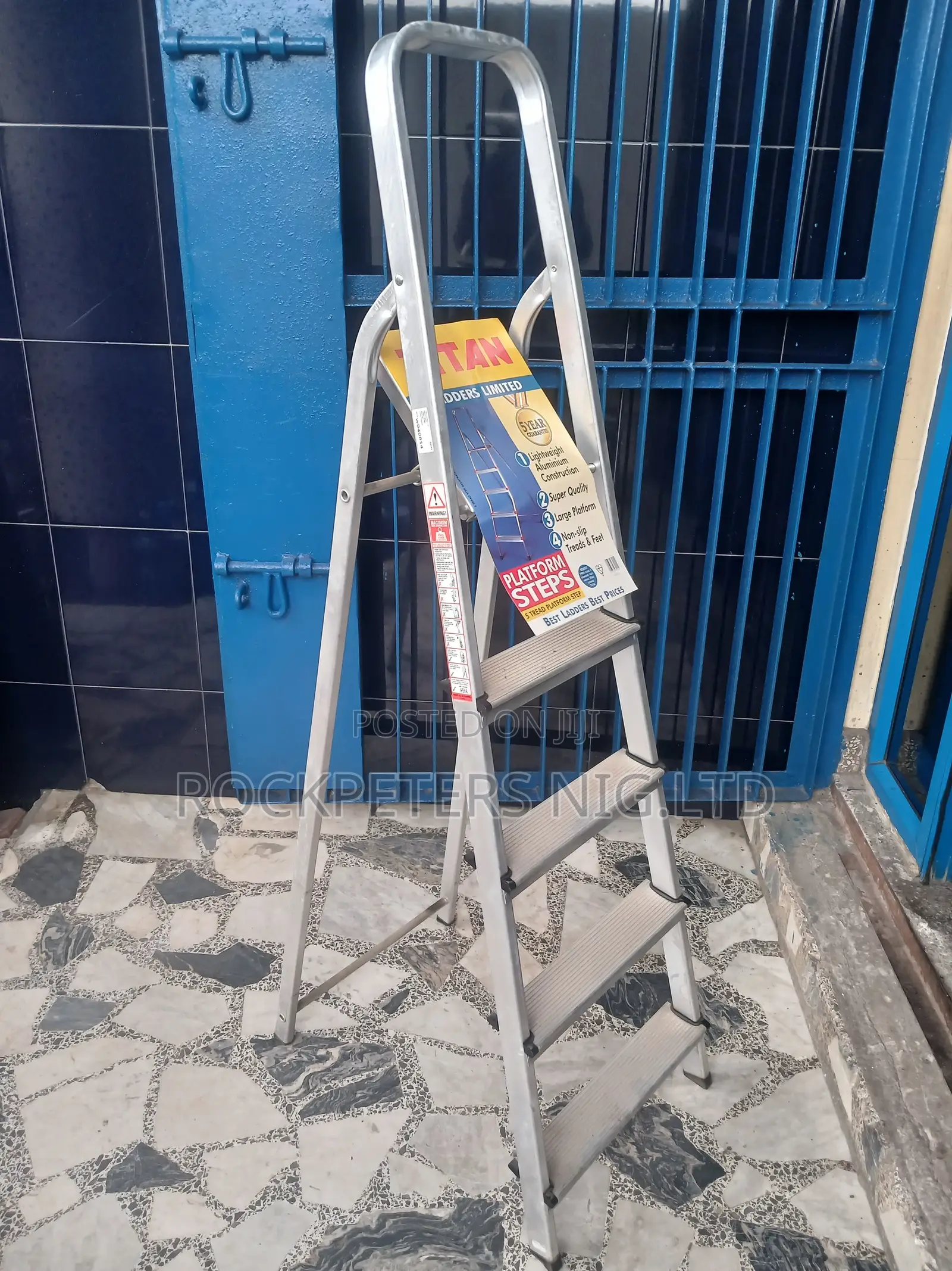 Titan 5-Step Aluminum Platform Ladder