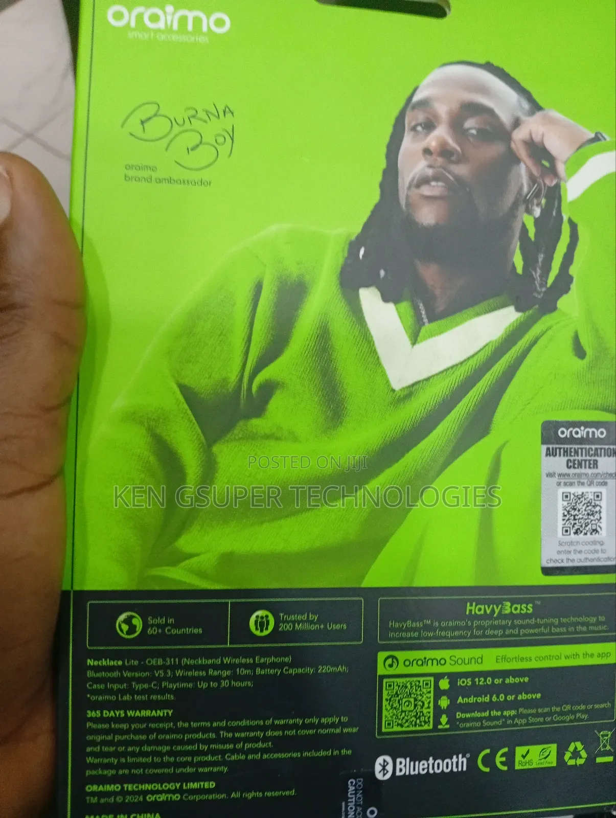 Oraimo Necklace Lite