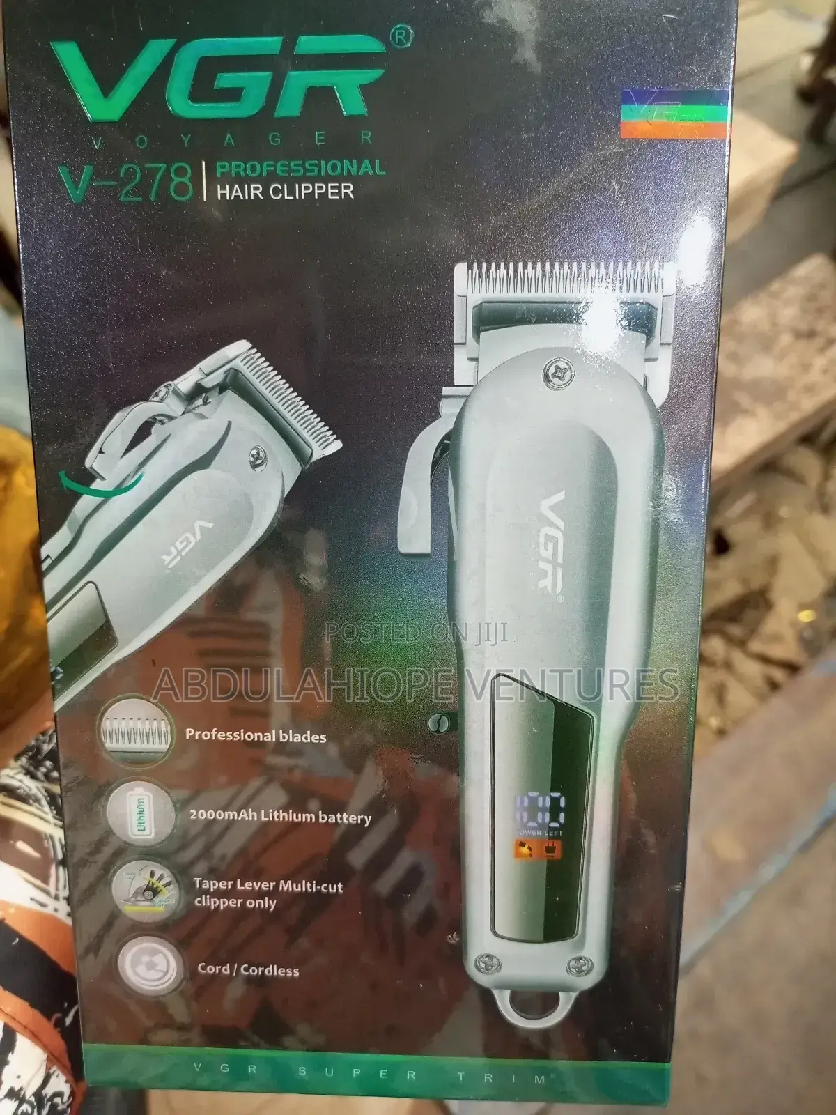 VGR Rechargeable Clipper