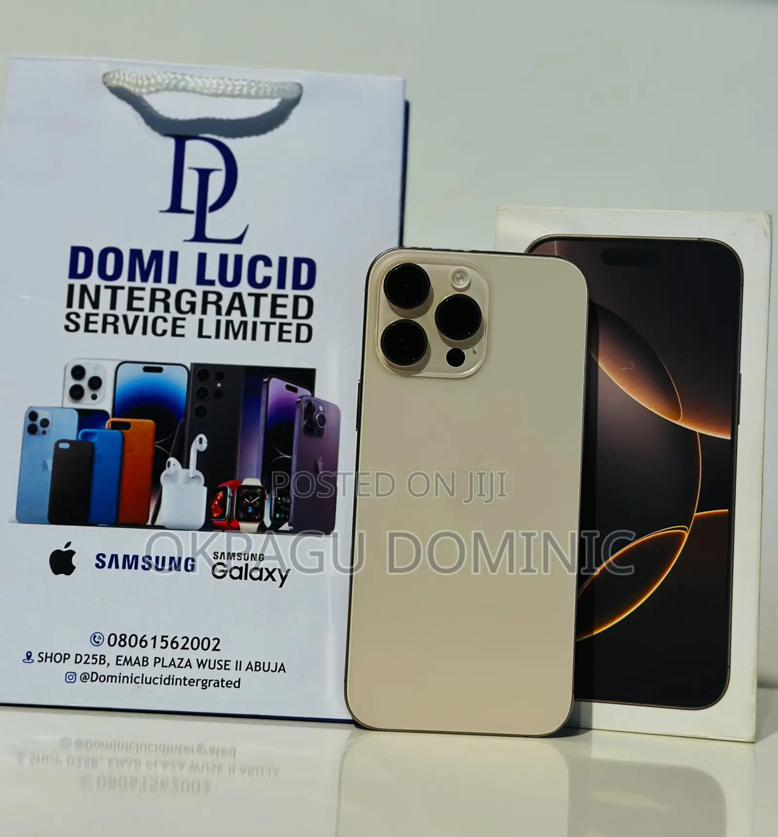 New Apple iPhone 16 Pro Max 256 GB Gold